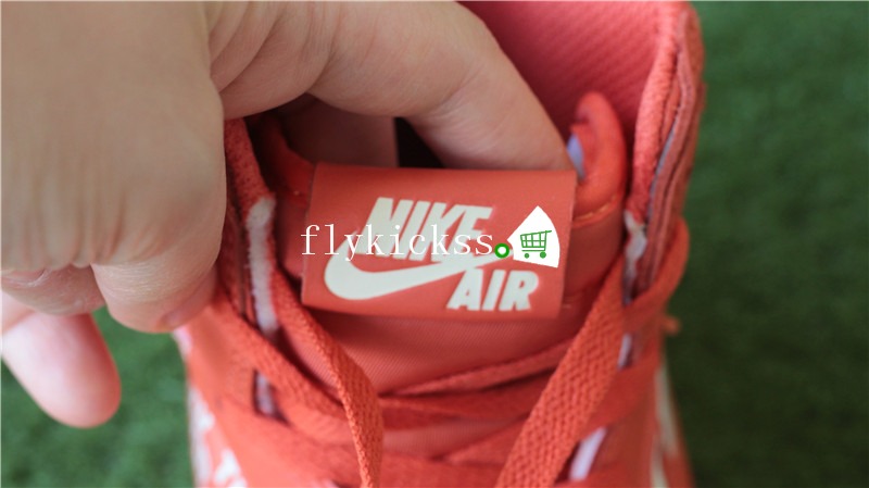 2018 Off-White x Air Jordan 1 Nike Swoosh Orange/White